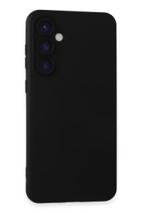 Samsung Galaxy S24 Kılıf Nano içi Kadife Silikon - Siyah