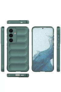 Samsung Galaxy S24 Kılıf Optimum Silikon - Koyu Yeşil