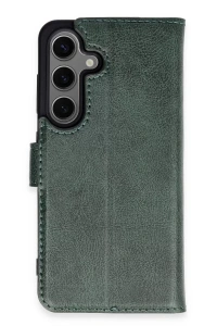 Samsung Galaxy S24 Kılıf Trend S Plus Kapaklı Kılıf - Yeşil