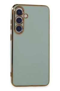 Samsung Galaxy S24 Kılıf Volet Silikon - Açık Yeşil