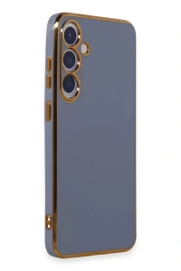 Samsung Galaxy S24 Kılıf Volet Silikon - Mavi