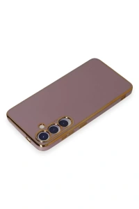 Samsung Galaxy S24 Kılıf Volet Silikon - Mor