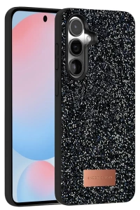 Samsung Galaxy S24 Plus Bright Simli Kapak - Siyah