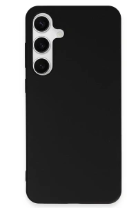 Samsung Galaxy S24 Plus Kılıf First Silikon - Siyah