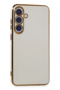Samsung Galaxy S24 Plus Kılıf Volet Silikon - Beyaz