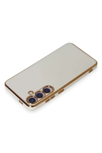 Samsung Galaxy S24 Plus Kılıf Volet Silikon - Beyaz