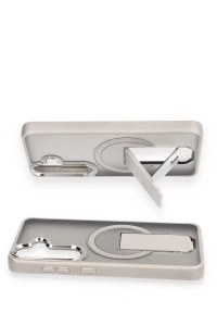 Samsung Galaxy S24 Tork Magsafe Standlı Kapak - Lacivert