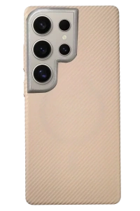 Samsung Galaxy S24 Ultra Besa Magsafe Kapak - Desert