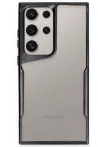 Samsung Galaxy S24 Ultra Kılıf Boyi Silikon Kapak - Siyah