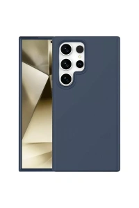 Samsung Galaxy S24 Ultra Kılıf First Silikon - Lacivert