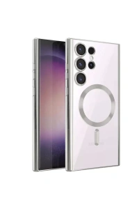 Samsung Galaxy S24 Ultra Kılıf Kross Magneticsafe Kapak - Titan Gri