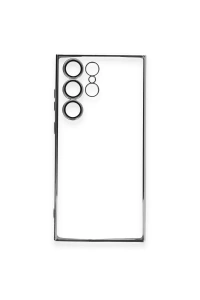 Samsung Galaxy S24 Ultra Kılıf Lensli Silikon - Mor