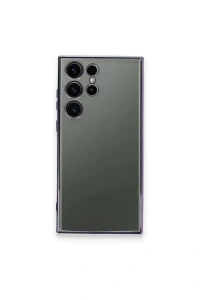 Samsung Galaxy S24 Ultra Kılıf Lensli Silikon - Siyah