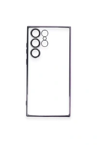 Samsung Galaxy S24 Ultra Kılıf Lensli Silikon - Siyah