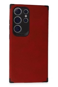 Samsung Galaxy S24 Ultra Kılıf Loop Deri Silikon - Kırmızı