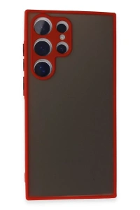 Samsung Galaxy S24 Ultra Kılıf Montreal Silikon Kapak - Kırmızı