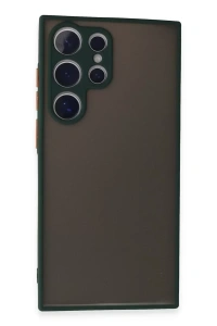 Samsung Galaxy S24 Ultra Kılıf Montreal Silikon Kapak - Yeşil