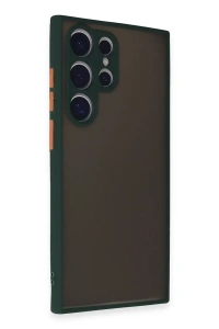 Samsung Galaxy S24 Ultra Kılıf Montreal Silikon Kapak - Yeşil