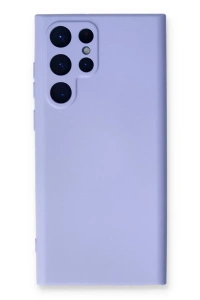 Samsung Galaxy S24 Ultra Kılıf Nano içi Kadife Silikon - Lila