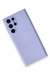 Samsung Galaxy S24 Ultra Kılıf Nano içi Kadife Silikon - Lila