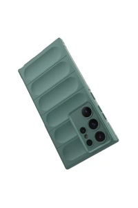 Samsung Galaxy S24 Ultra Kılıf Optimum Silikon - Koyu Yeşil