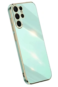 Samsung Galaxy S24 Ultra Kılıf Volet Silikon - Açık Yeşil