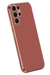 Samsung Galaxy S24 Ultra Kılıf Volet Silikon - Kırmızı