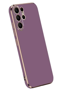 Samsung Galaxy S24 Ultra Kılıf Volet Silikon - Mor