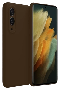Samsung Galaxy S25 Edge First Silikon - Kahverengi