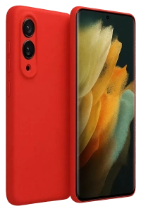 Samsung Galaxy S25 Edge First Silikon - Kırmızı
