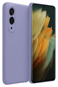Samsung Galaxy S25 Edge First Silikon - Lila