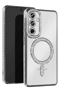 Samsung Galaxy S25 Edge Joke Simli Magneticsafe Kılıf - Gümüş