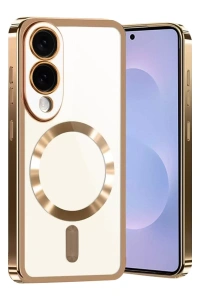 Samsung Galaxy S25 Edge Kross Magneticsafe Kapak - Çöl Titanyum