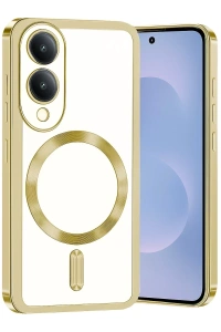 Samsung Galaxy S25 Edge Kross Magneticsafe Kapak - Gold