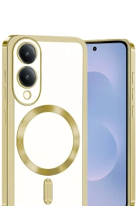 Samsung Galaxy S25 Edge Kross Magneticsafe Kapak - Gold