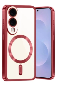 Samsung Galaxy S25 Edge Kross Magneticsafe Kapak - Kırmızı