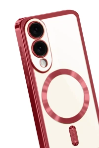 Samsung Galaxy S25 Edge Kross Magneticsafe Kapak - Kırmızı