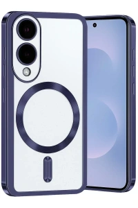 Samsung Galaxy S25 Edge Kross Magneticsafe Kapak - Lacivert