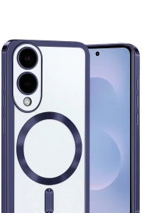 Samsung Galaxy S25 Edge Kross Magneticsafe Kapak - Lacivert