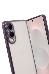 Samsung Galaxy S25 Edge Lensli Silikon - Mor