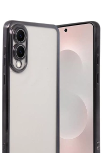 Samsung Galaxy S25 Edge Lensli Silikon - Siyah
