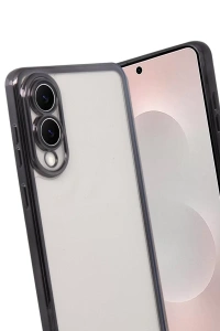 Samsung Galaxy S25 Edge Lensli Silikon - Siyah