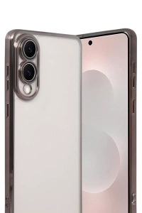 Samsung Galaxy S25 Edge Lensli Silikon - Titan Gri