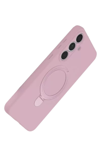 Samsung Galaxy S25 FE Regal Magsafe Standlı Kapak - Açık Pembe