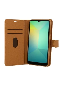 Samsung Galaxy S25 FE Trend S Plus Kapaklı Kılıf - Taba