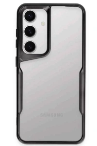 Samsung Galaxy S25 Kılıf Boyi Silikon Kapak - Siyah