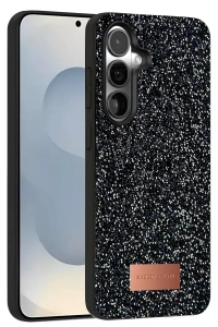 Samsung Galaxy S25 Plus Bright Simli Kapak - Siyah
