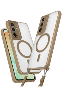 Samsung Galaxy S25 Plus Kılıf Enka Magsafe Silikon Kılıf - Desert
