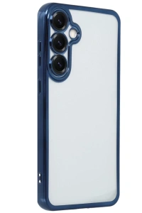 Samsung Galaxy S25 Plus Kılıf Lensli Silikon - Lacivert