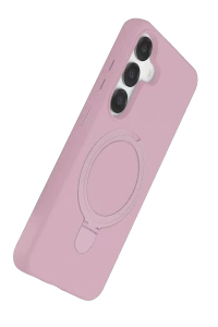 Samsung Galaxy S25 Regal Magsafe Standlı Kapak - Açık Pembe